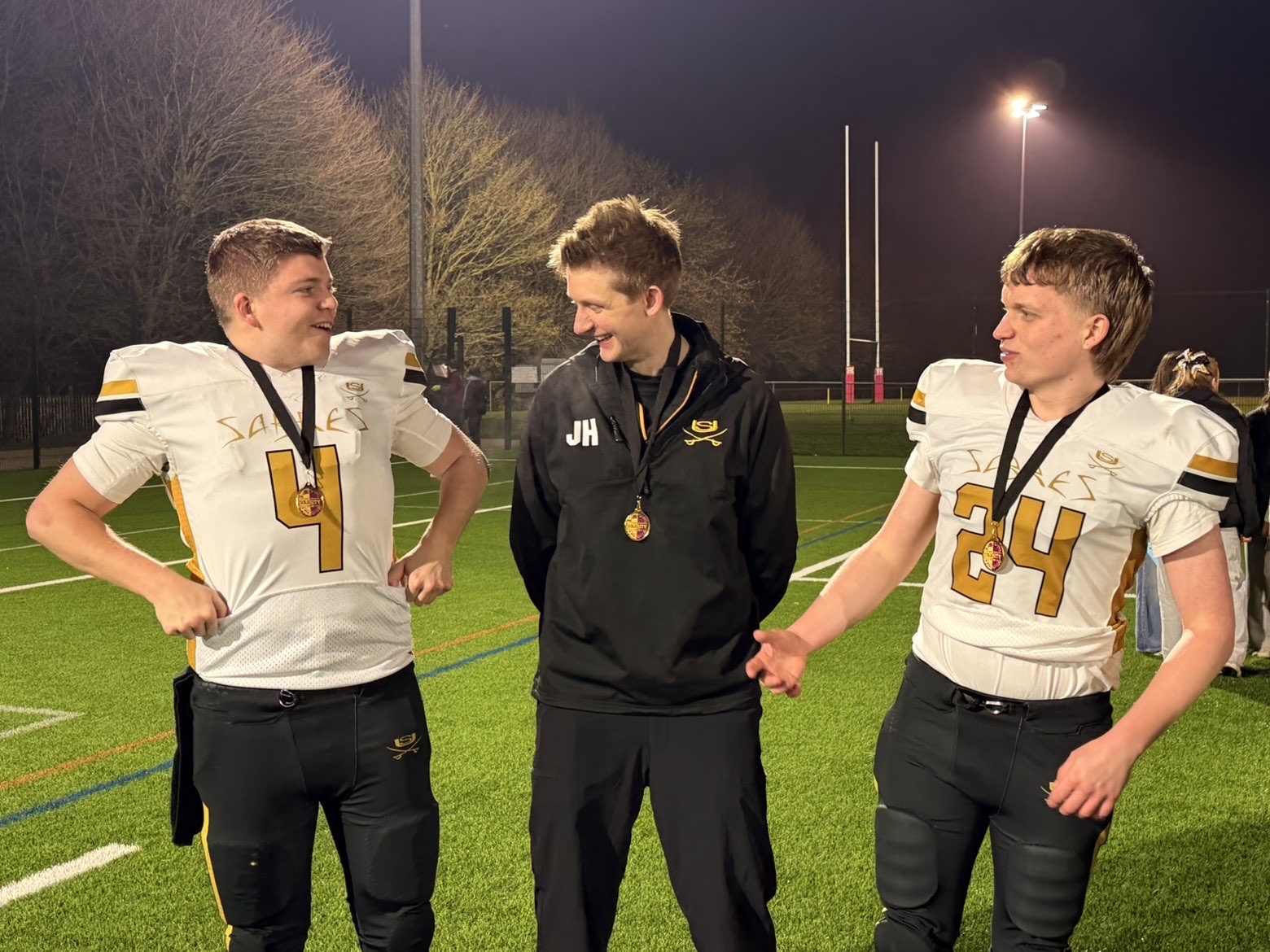 After our first American Football varsity win